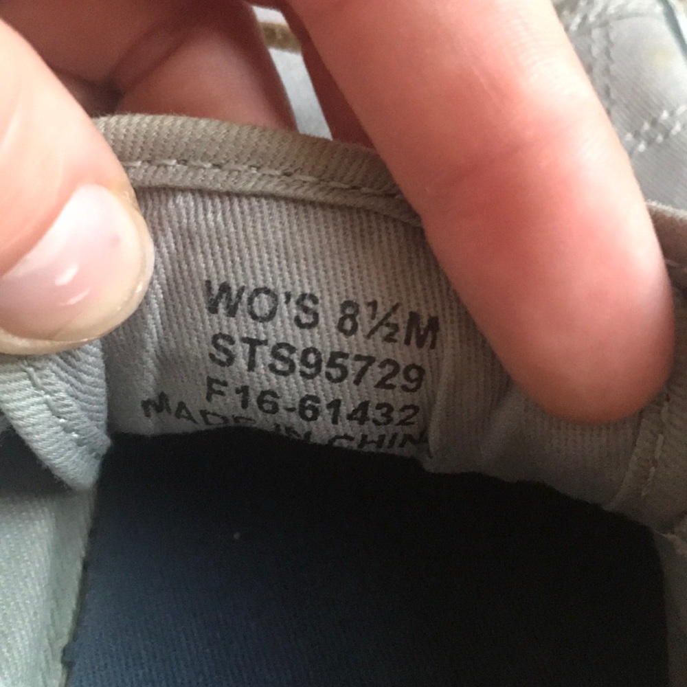 Grey Sperrys - Picture 2 of 2